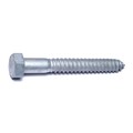 Midwest Fastener Lag Screw, 3/4 in, 6 in, Steel, Hot Dipped Galvanized Hex Hex Drive, 20 PK 08242